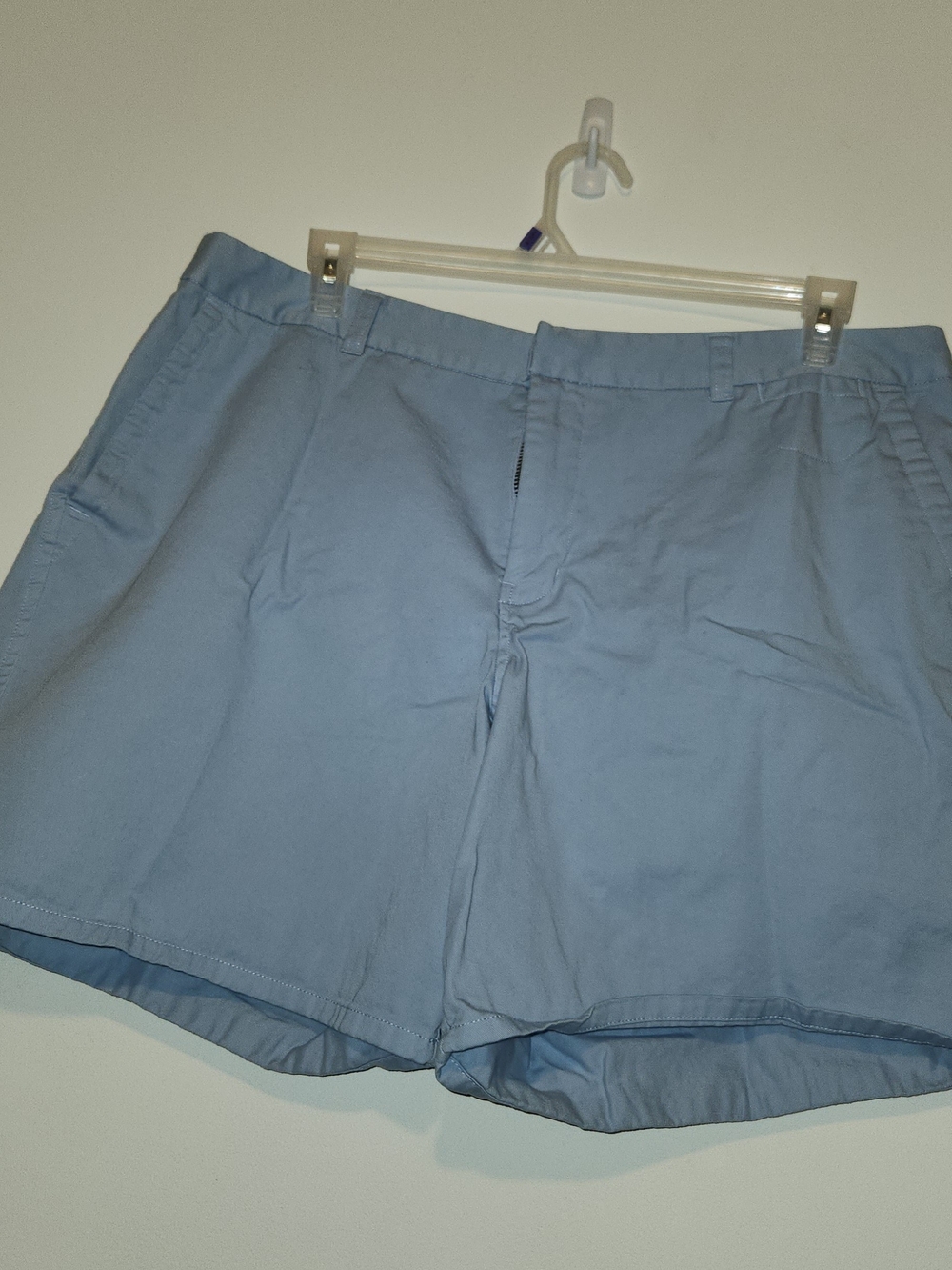 🩵Light Blue🩵 Women's Casual Cotton Shorts, Lane Bryant. Size 20. New w/o Tags